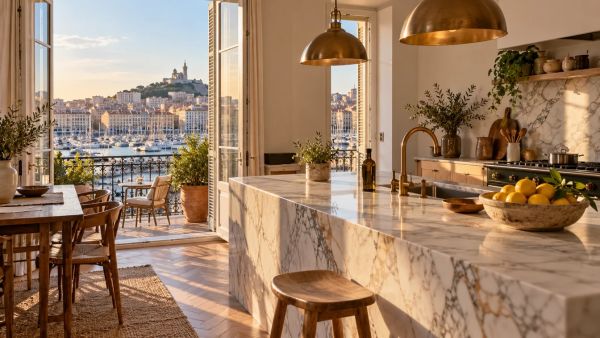 Les meilleures façons d'embellir votre cuisine marseillaise avec du marbre
